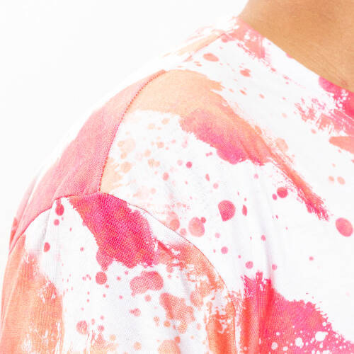 T-shirt Cotton-Like Bleached Leopard Dreamy Pink per sublimazione
