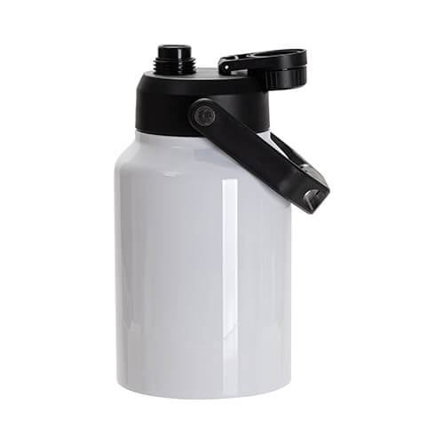 Thermos in acciaio inox da 2000 ml per sublimazione - bianco