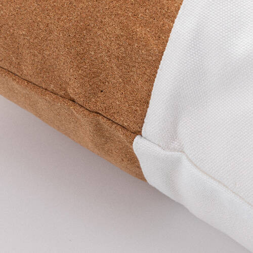 Una federa di lino con una cintura di sughero per la sublimazione