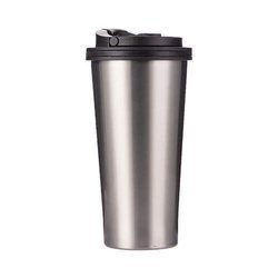 Borraccia termica 480 ml in acciaio Stampa Sublimatica - argento