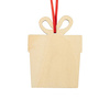 Ciondolo albero di Natale in legno per sublimazione - regalo