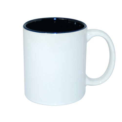 Tazza 330 ml con l'interno nero JS Coating Sublimazione Termostampa