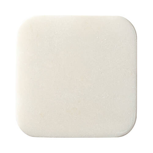 Sottobicchiere 10 x 10 cm in marmo bianco e sughero per sublimazione - quadrato