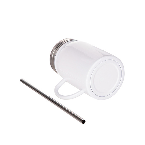 Set di 4 tazze Mason Jar 500 ml in metallo da stampare