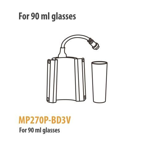 Riscaldatore in vetro da 90 ml per la pressa Pro Max