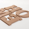 Lettere decorative da 25 cm in MDF per sublimazione - HOME