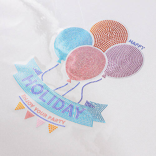 Foglio con zirconi per trasferimento termico - grandi palloncini