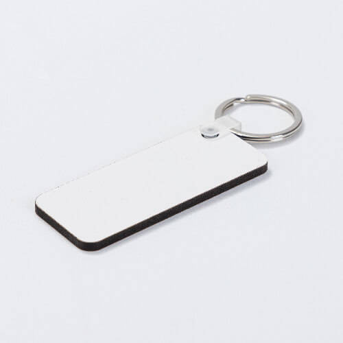 Portachiavi in MDF double face per sublimazione - rettangolo