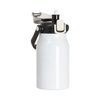 Bottiglia da viaggio in acciaio inox da 1000 ml con manico a sublimazione - bianco