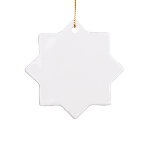 Ciondolo in ceramica per sublimazione - ottagono