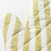 Guanto da forno termoisolante per sublimazione - crema con strisce verde chiaro