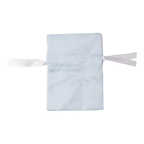 Sacchetto in raso 9 x 14 cm per sublimazione - azzurro