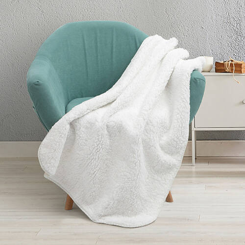 Coperta in pile Leathaire e Arctic per la sublimazione - beige