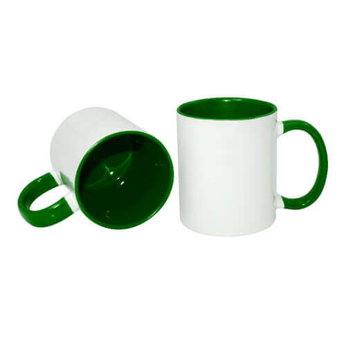 Tazza 330 ml FUNNY verde Sublimazione Termostampa