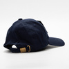 Cappello da baseball in cotone con patch quadrata in velcro per la sublimazione - blu navy
