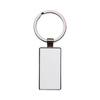 Portachiavi bifacciale 2,2 x 5,1 cm per sublimazione - nero