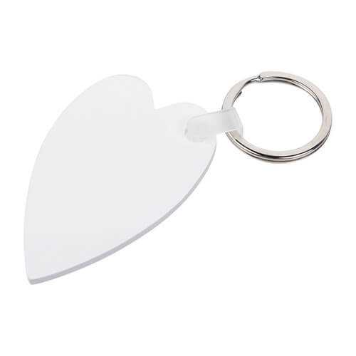 Portachiavi in plastica per sublimazione - cuore