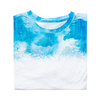 T-shirt Cotton-Like Bleached Mist Blue per sublimazione