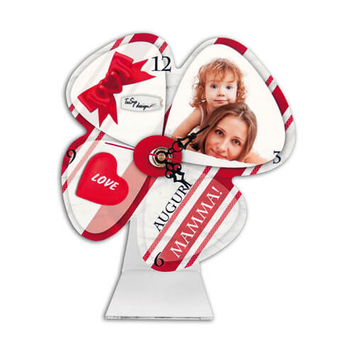 Orologio da terra in MDF - Fiore - Trasferimento termico a sublimazione