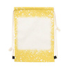 Borsa posteriore Bleached Starry Yellow per sublimazione