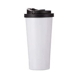Borraccia termica 480 ml in acciaio Stampa Sublimatica - bianco