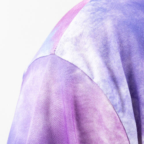 T-shirt Cotton-Like Bleached Mist Lavender per sublimazione
