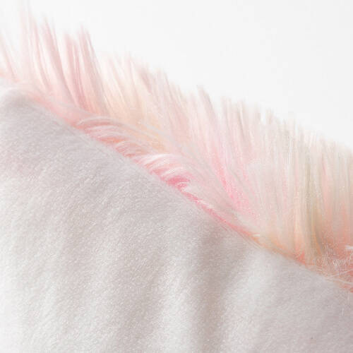 Federa colorata 45 x 45 cm in pile a pelo lungo e microfibra per sublimazione