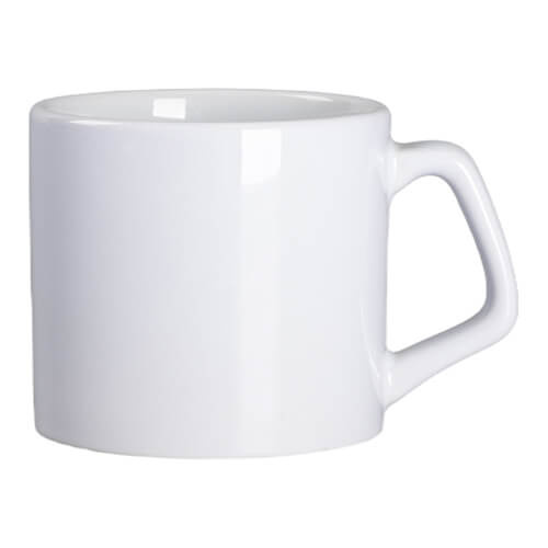 Tazza da 280 ml con manico quadrato per sublimazione