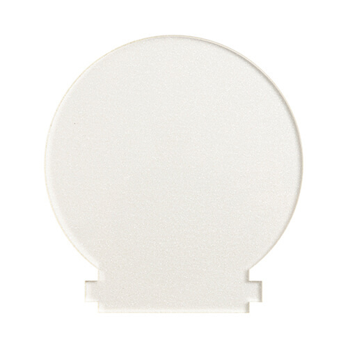 Cornice in acrilico con glitter a sublimazione - cerchio