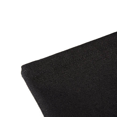 Borsa in tela nera 63,5 x 37 cm per trasferimento termico