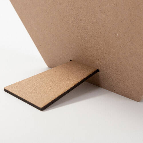 Cornice per foto - cuore in MDF per sublimazione - 15,2 x 15,2 cm