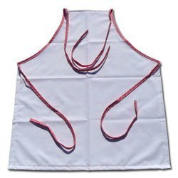 Grembiule PREMIUM bordi a scacchi rossi per sublimazione di trasferimento termico