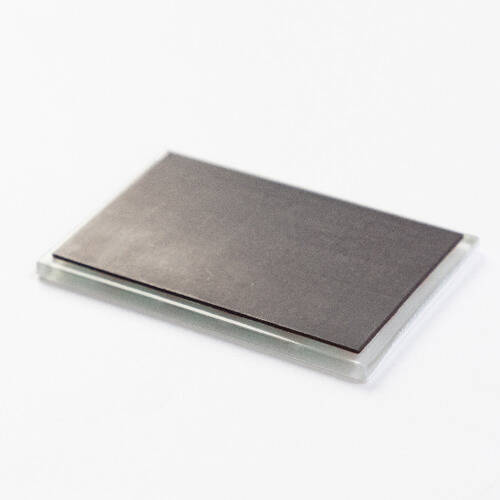 Magnete rettangolare in vetro 8,5 x 5,5 cm per sublimazione