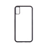 Custodia iPhone X nero in gomma Sublimazione trasferimento termico