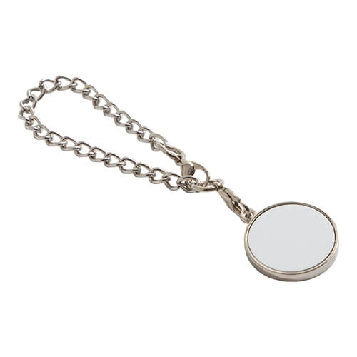 Ciondolo per tazza a sublimazione in metallo - anello su catena