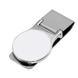 Clip ferma banconote rotondo 3x6 cm - Stampa sublimatica a trasferimento termico