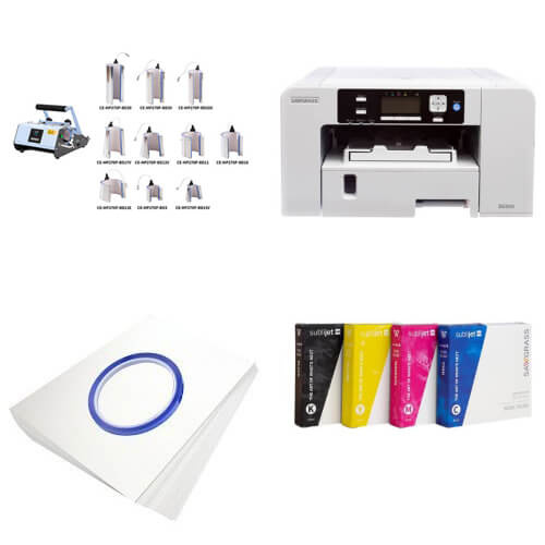 Kit stampante per tazze Sawgrass Virtuoso SG500 + modello Elite Pro 10 in 1 per sublimazione