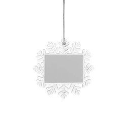 Pallina di albero di Natale - fiocco di neve Ø 14 cm sublimazione