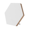 Portafoto esagonale in MDF per sublimazione - 17,8 x 20,3 cm