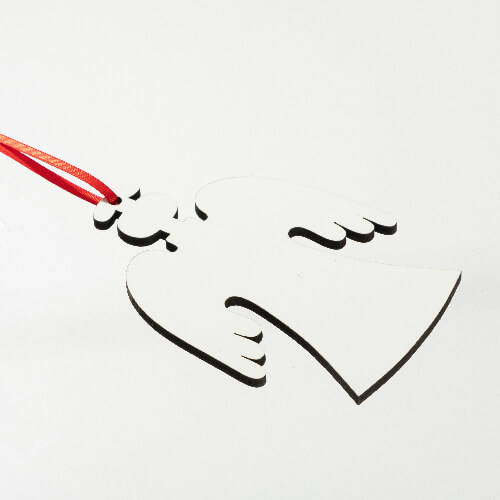 Pendente in MDF su un lato per sublimazione - Angelo