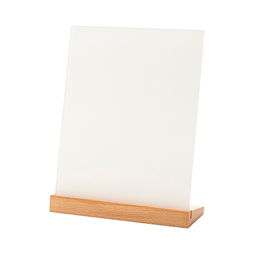 Cornice in vetro con base in legno con sublimazione - 20,3 x 25,4 cm