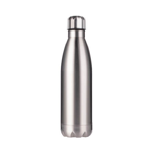Bottiglia per bevande in acciaio inossidabile da 750 ml per sublimazione - argento