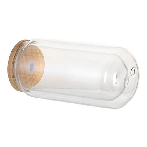 Tazza in vetro da 300 ml a doppia parete per sublimazione