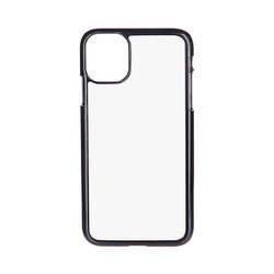 Custodia iPhone 11 in gomma nero Sublimazione trasferimento termico