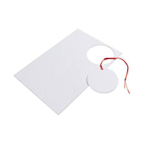 Targhetta per profumo per auto per sublimazione - cerchio