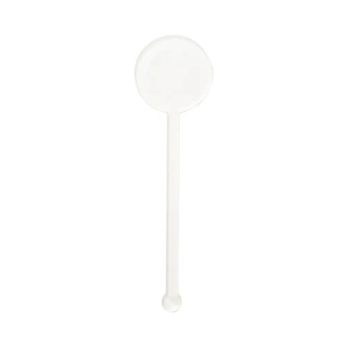 Agitatore per bevande in acrilico 10 cm per sublimazione - cerchio