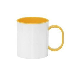Tazza di plastica 330 ml FUNNY giallo Sublimazione Termostampa