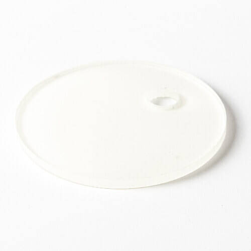 Targhetta in acrilico per tazza 780 / 900 / 1050 / 1260 ml per sublimazione - cerchio