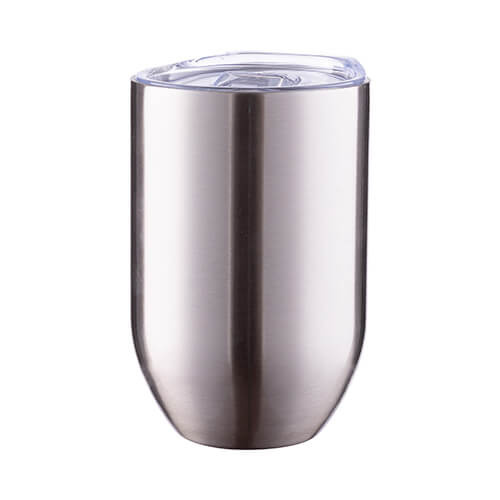 Bicchiere da vino da 360 ml per sublimazione - Argento