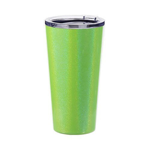 Bicchiere termico in acciaio inox da 480 ml per sublimazione - verde iridescente